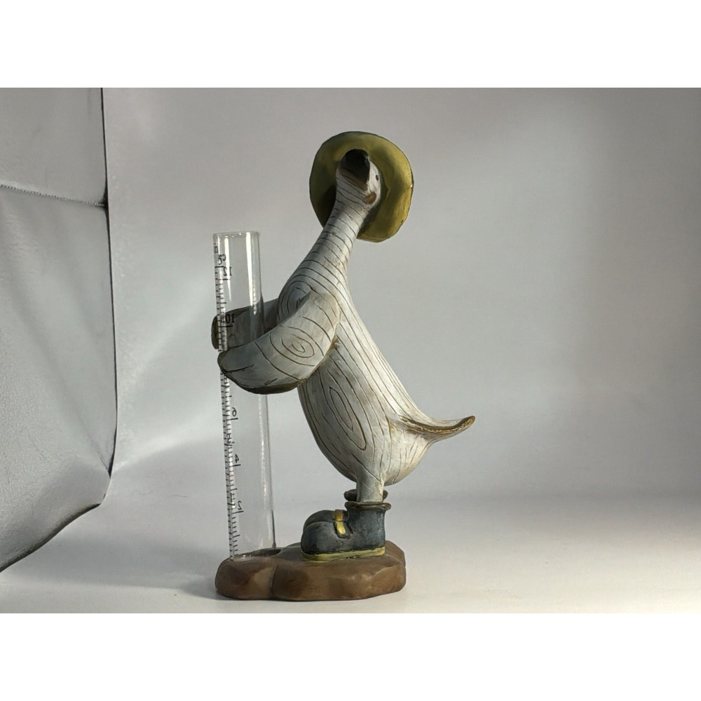 Resin Duck Rain Gauge Transpac 8" Tall 3" Wide